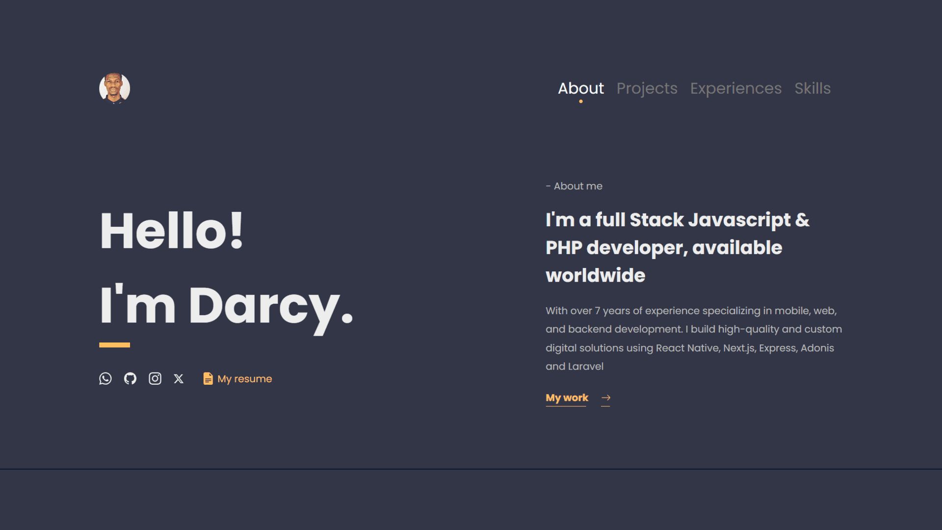 Darcy's portfolio